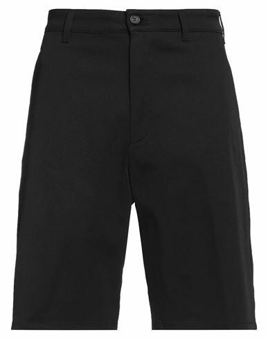 Department 5 Man Shorts & Bermuda Shorts Black Cotton, Elastane Cover