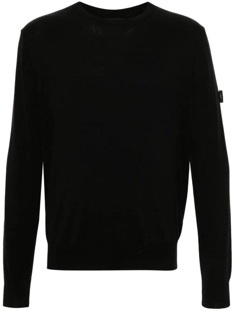 Peuterey logo-patch sweater - Black Cover