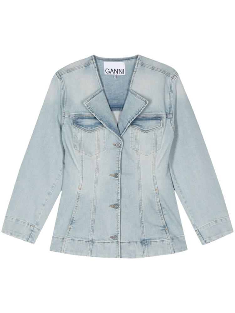 GANNI denim blazer - Blue Cover