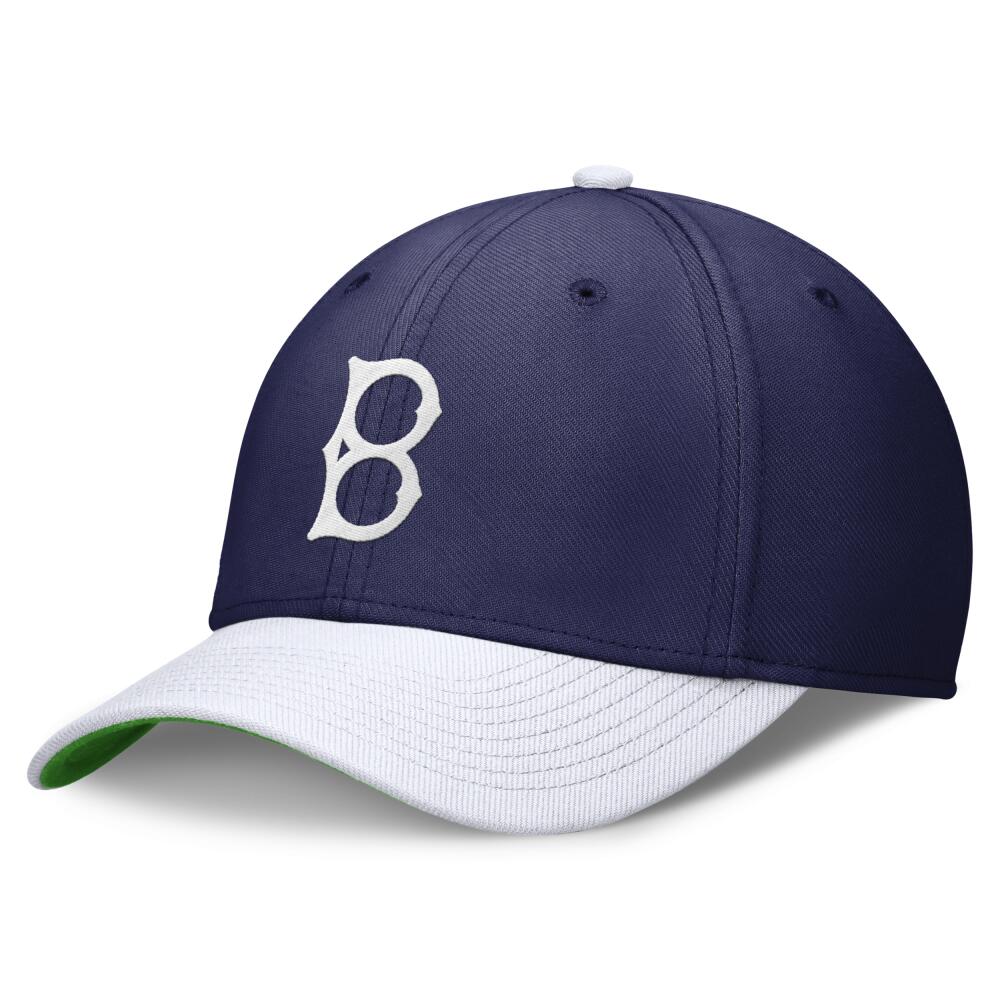 Brooklyn Dodgers Rewind Cooperstown Swoosh Nike Men's Dri-FIT MLB Hat in Blue Cover