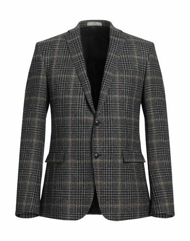 Cc Collection Corneliani Man Blazer Steel grey Virgin Wool Cover