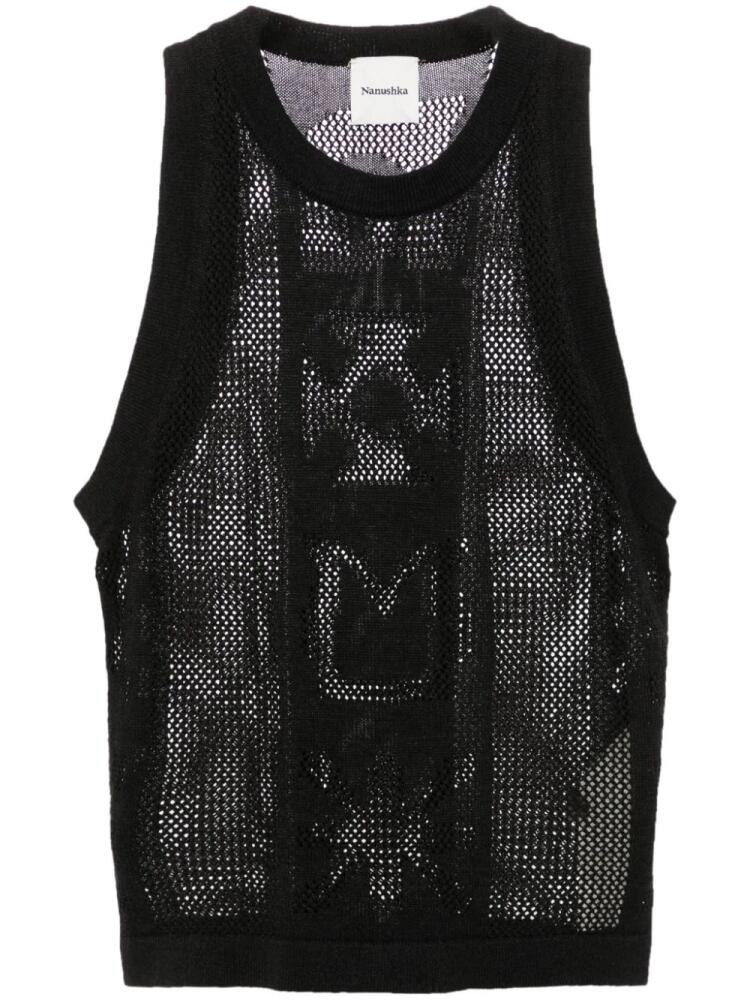 Nanushka Jeren tank top - Black Cover