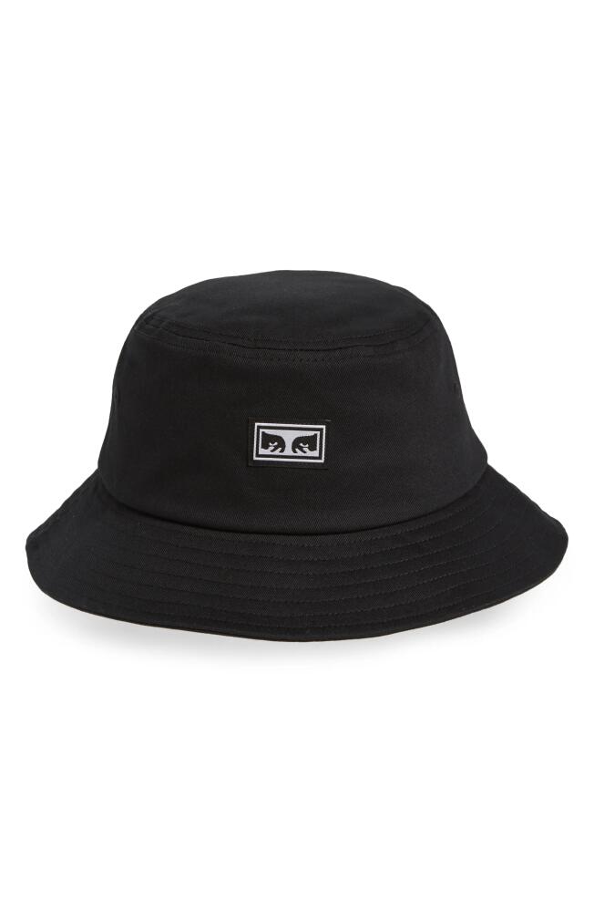 Obey Icon Eyes II Linen Bucket Hat in Black Cover