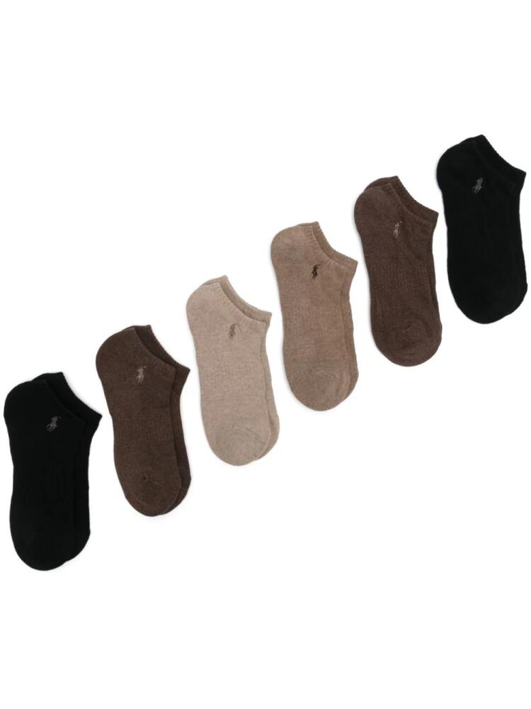 Polo Ralph Lauren Polo-Pony socks (pack of 6) - Black Cover