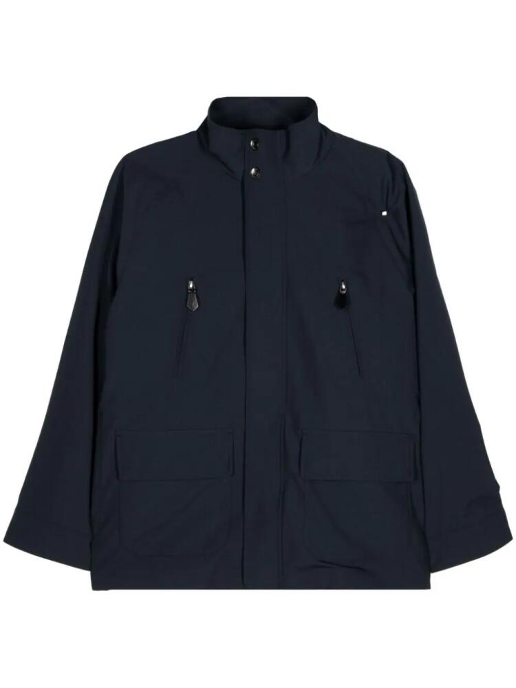 Man On The Boon. wool blend jacket - Blue Cover