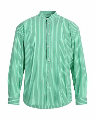 Daniele Alessandrini Man Shirt Green Cotton, Polyamide, Elastane Cover