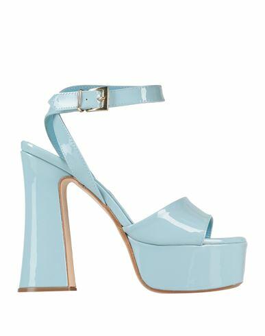 Ncub Woman Sandals Sky blue Soft Leather Cover