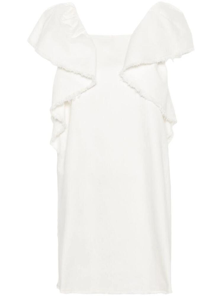 Bimba y Lola denim mini dress - White Cover