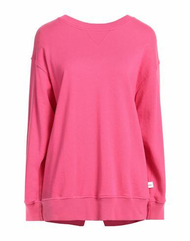 Noumeno Concept Woman Sweatshirt Fuchsia Cotton Cover