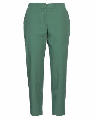 Ottod'ame Woman Pants Green Cotton Cover