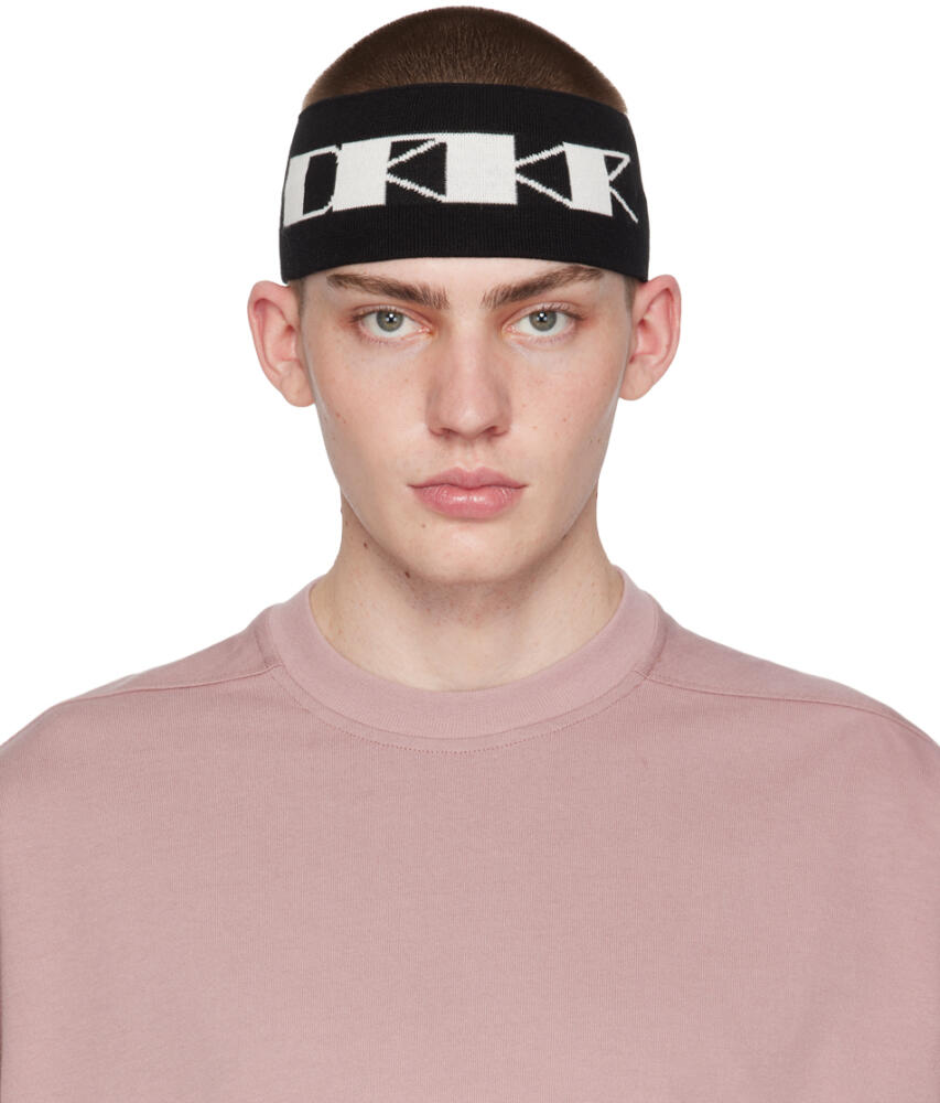 Rick Owens DRKSHDW Black 'DRKR' Headband Cover