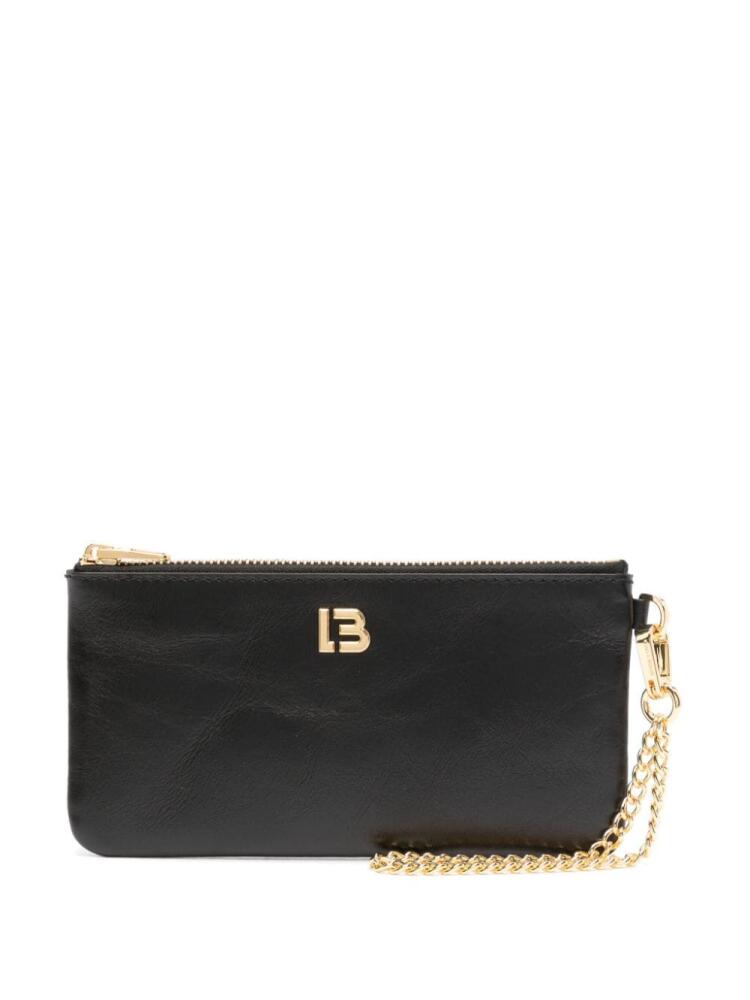 Bimba y Lola logo-plaque leather wallet - Black Cover