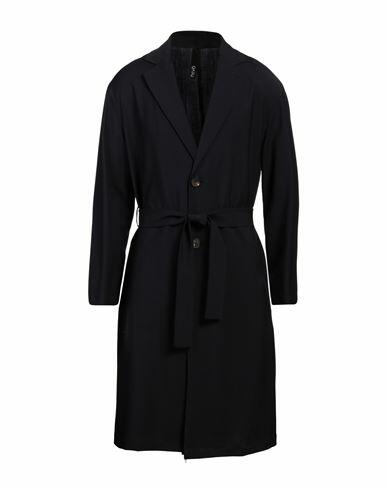 Hevò Man Overcoat & Trench Coat Midnight blue Virgin Wool Cover