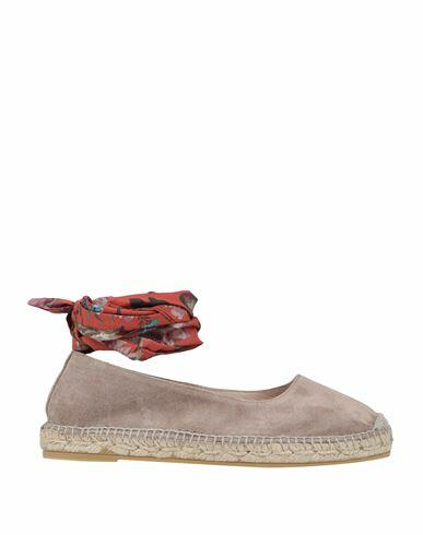 Gaimo Woman Espadrilles Dove grey Soft Leather, Textile fibers Cover