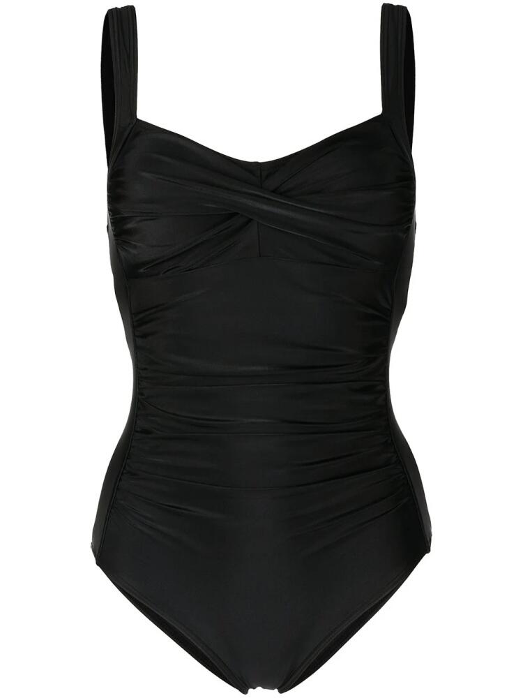 Duskii Diane ruched swimsuit - Black Cover