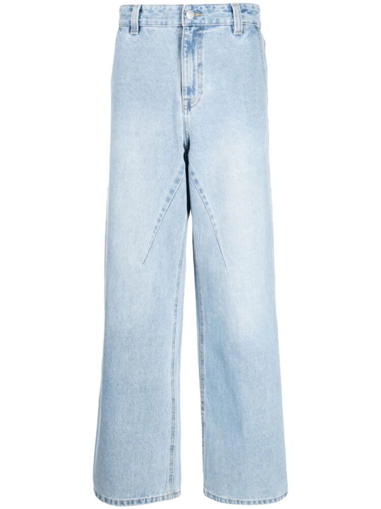 CROQUIS mid-rise straight-leg jeans - Blue Cover