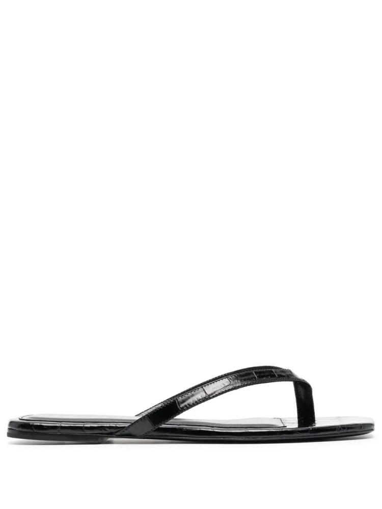 TOTEME square-toe flip-flops - Black Cover