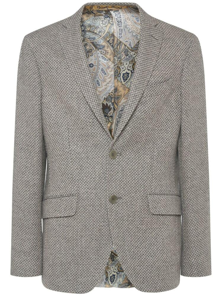 ETRO Wool & Cashmere Blazer Cover