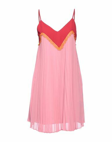 Semicouture Woman Mini dress Pink Polyester, Polyamide, Viscose Cover