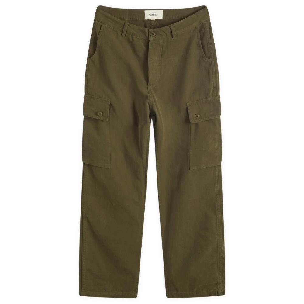 Heresy Guild Cargo Trousers in Green Cover