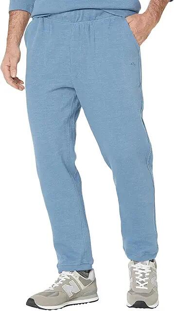 Tommy Bahama French Rib Knit Joggers (Heather Blue) Men's Pajama Cover