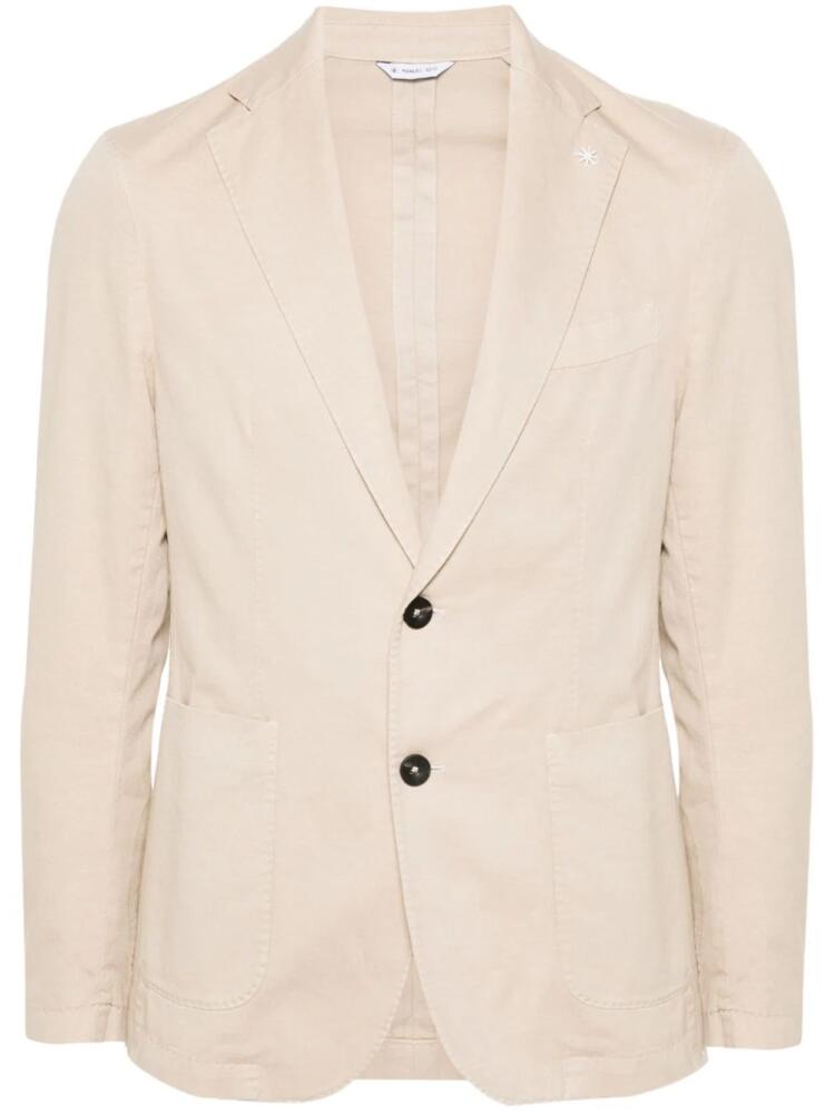 Manuel Ritz single-breasted blazer - Neutrals Cover