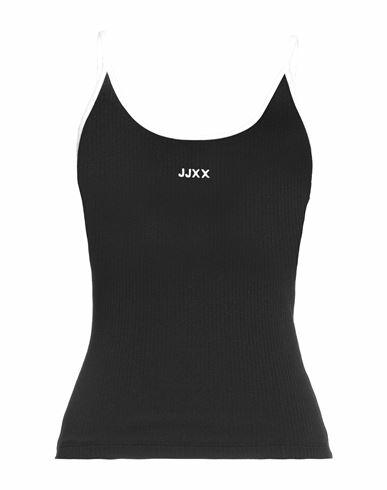 Jjxx By Jack & Jones Woman Top Black Polyester, Viscose, Elastane Cover