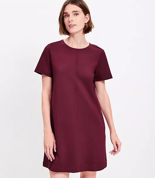 Loft Ponte Pocket Mini Dress Cover