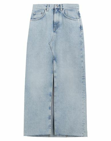 & Other Stories Woman Denim skirt Blue Cotton Cover