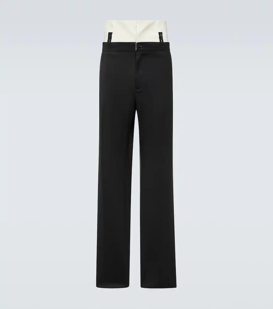 Dolce & Gabbana Wool-blend twill straight pants Cover