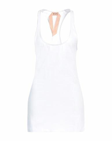 N°21 Woman Tank top White Cotton Cover