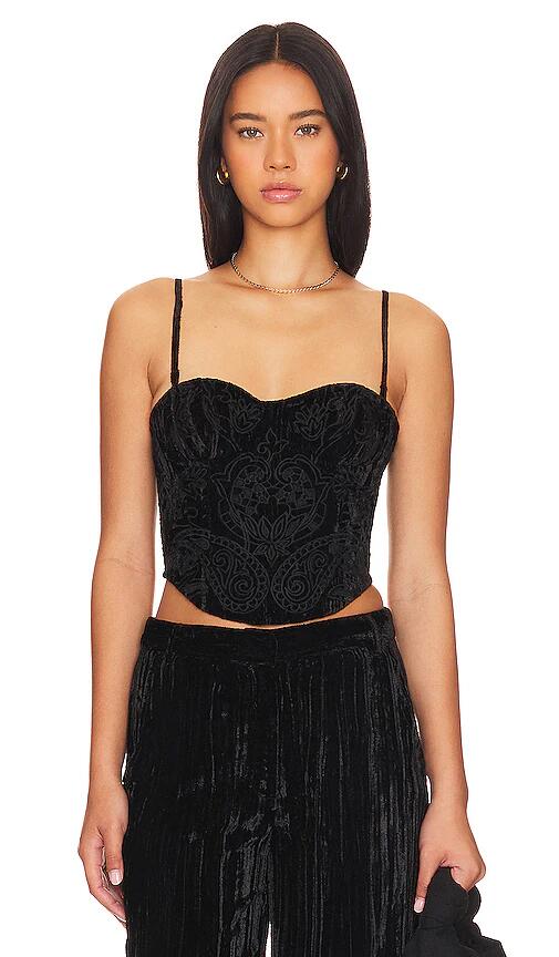 HEMANT AND NANDITA Corset Top in Black Cover