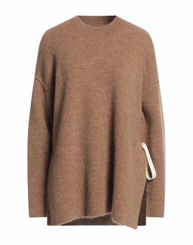 Uma Wang Woman Sweater Sand Virgin Wool, Mohair wool, Polyamide, Elastane Cover