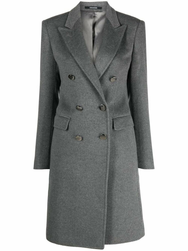 Tagliatore double-breasted cashmere blazer - Grey Cover