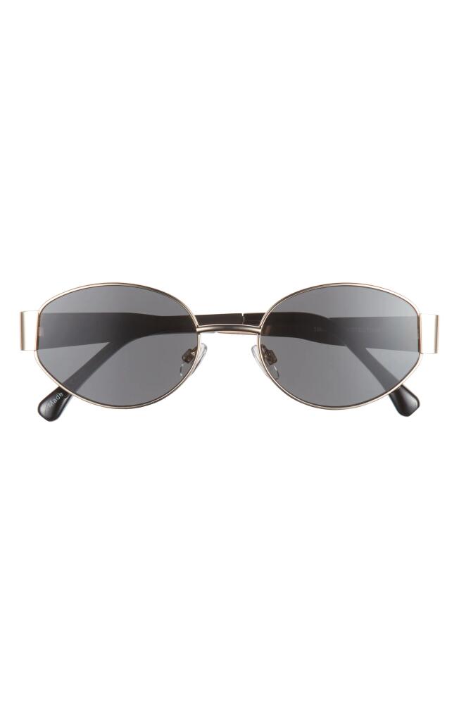 BP. 54mm Round Sunglasses in Gold- Smoke Cover