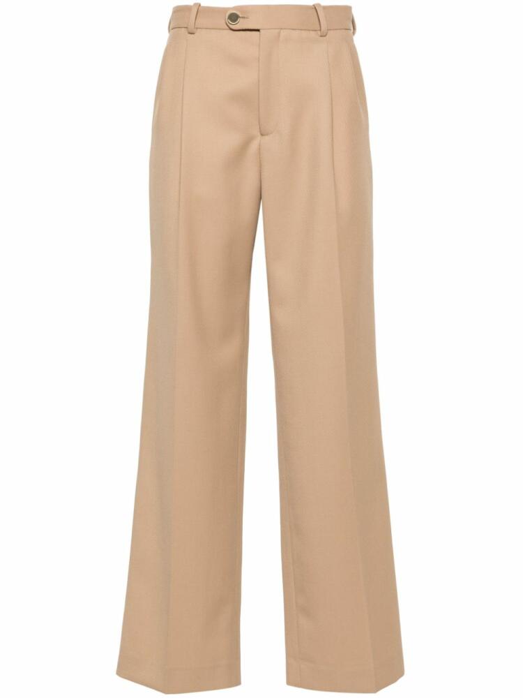 SANDRO pleat-detail trousers - Neutrals Cover