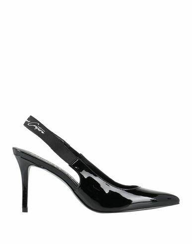 Versace Jeans Couture Woman Pumps Black Textile fibers Cover