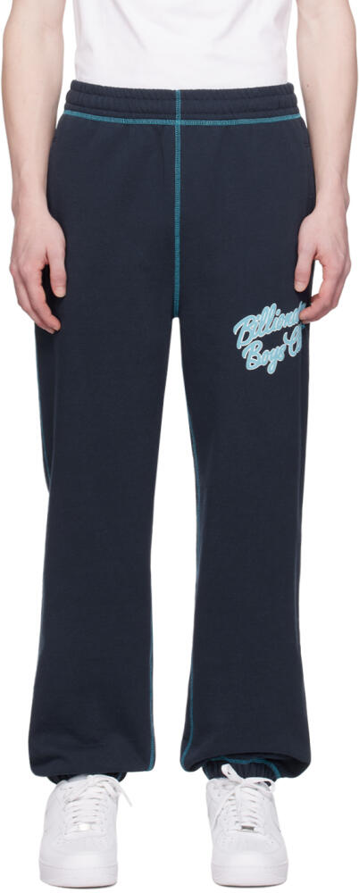 Billionaire Boys Club Navy Script Sweatpants Cover