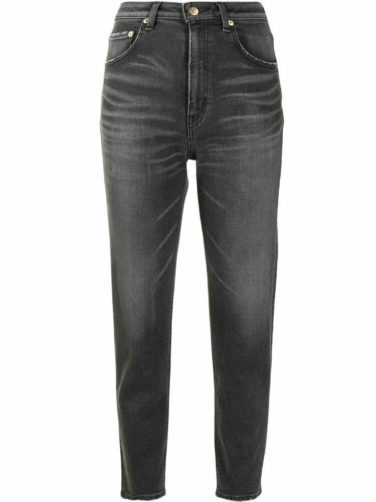 Tu es mon Tresor The Sapphire straight-leg jeans - Black Cover