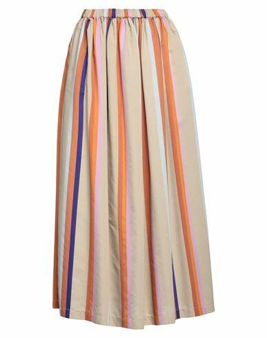 Niū Woman Maxi skirt Khaki Viscose, Polyamide Cover