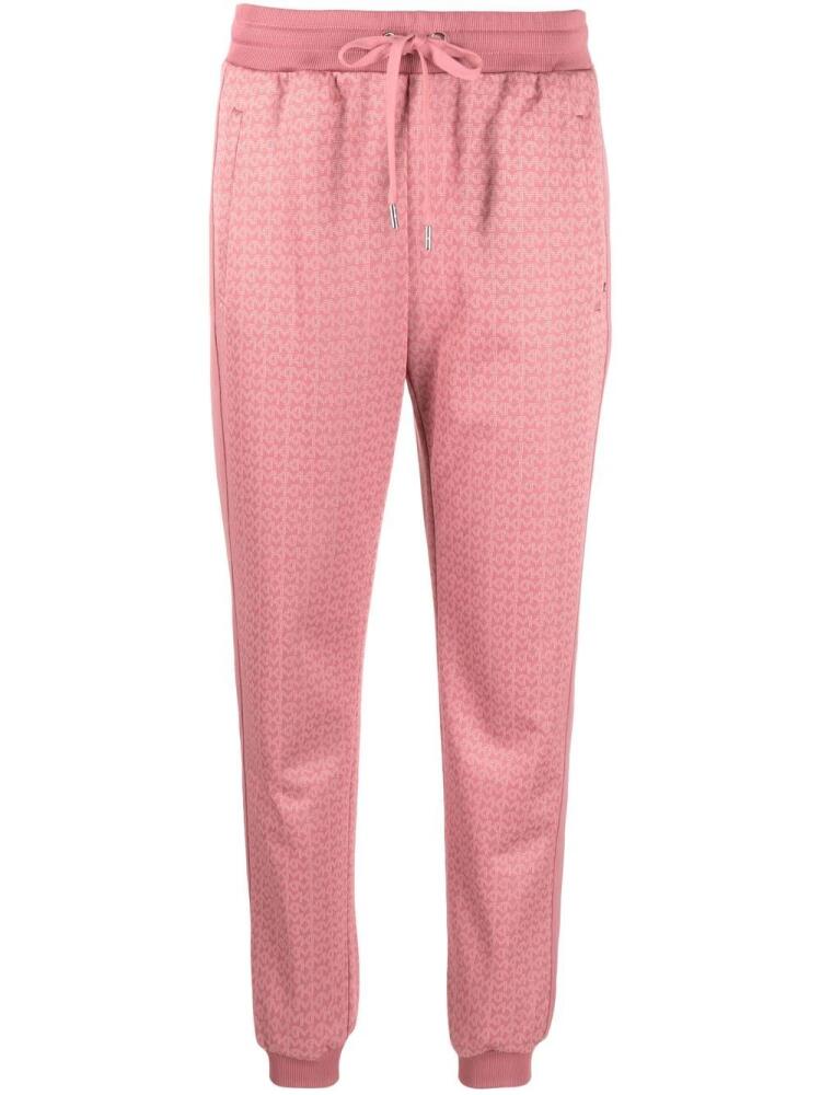 Michael Kors jacquard-logo track pants - Pink Cover