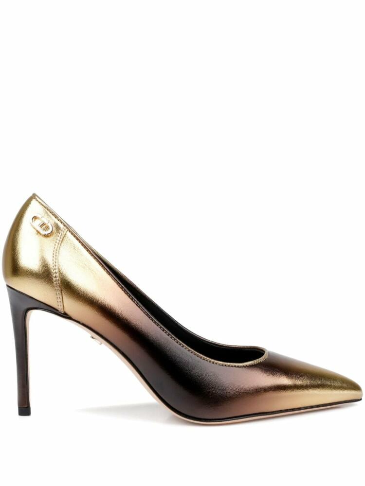 Dee Ocleppo 76mm Santorini pumps - Gold Cover