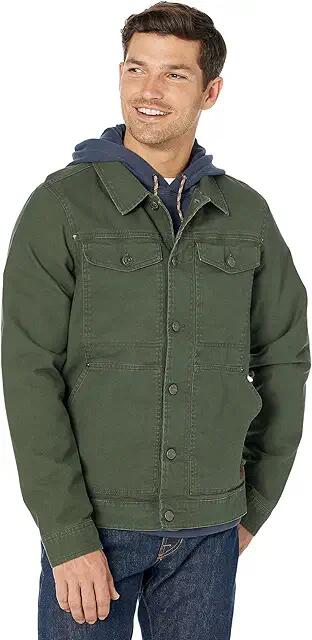 L.L.Bean BeanFlex Utility Trucker Jacket Regular (Deep Loden) Men's Clothing Cover