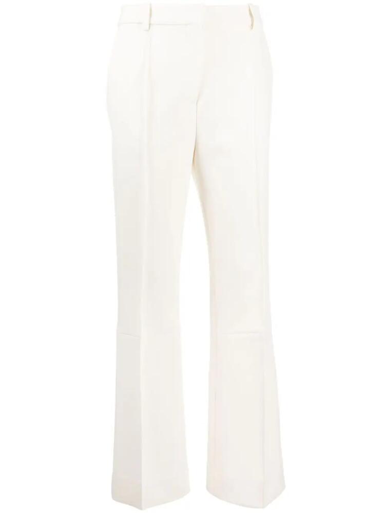 Victoria Beckham tailored cotton-blend trousers - Neutrals Cover