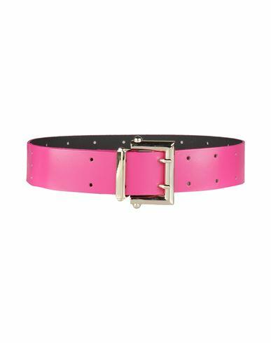 Vicolo Woman Belt Fuchsia Leather Cover