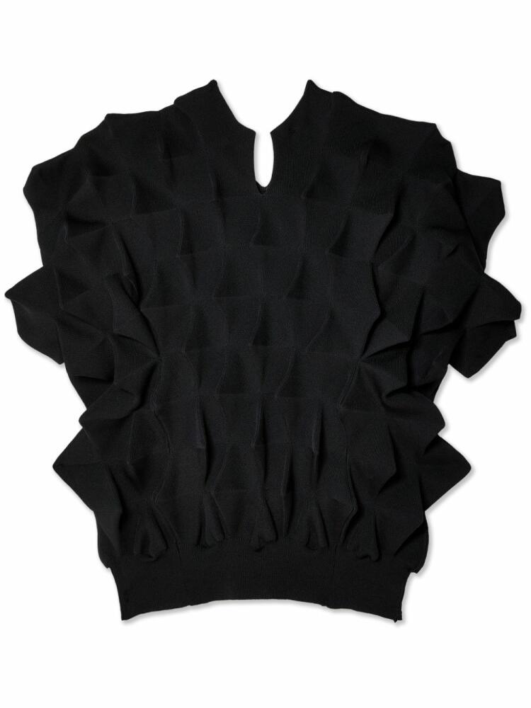 Junya Watanabe ruffle-detail top - Black Cover