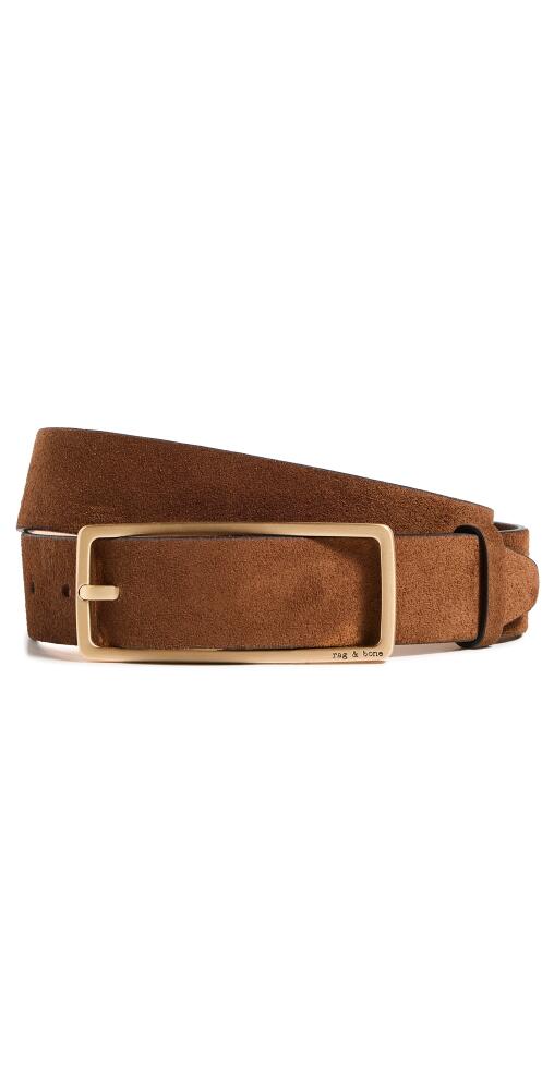 rag & bone Rebound Belt Chestnut Suede Cover