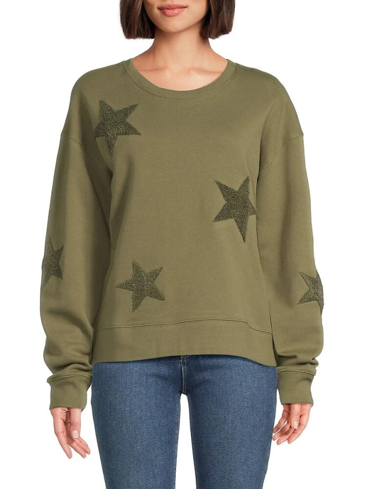 Rails Women's Sonia Star Sweatshirt - Olive Cover