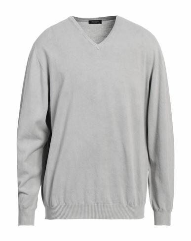 Arovescio Man Sweater Light grey Cotton Cover