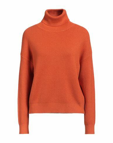 Take-two Woman Turtleneck Orange Viscose, Polyester, Nylon Cover